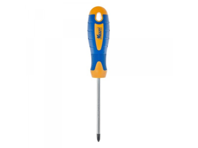 Отвертка крестовая PH0х75 ( Cr-V; двухкомп. рукоятка; намагничен. наконечник)