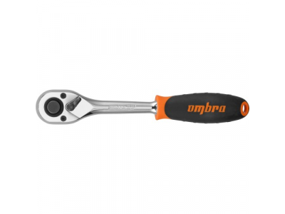 Рукоятка трещоточная 1/2"DR 48 зубцов, Ombra 281203