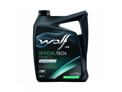 Моторное масло WOLF OFFICIALTECH 5W30 C4 4L от WOLF Моторное масло WOLF OFFICIALTECH 5W30 C4 4L