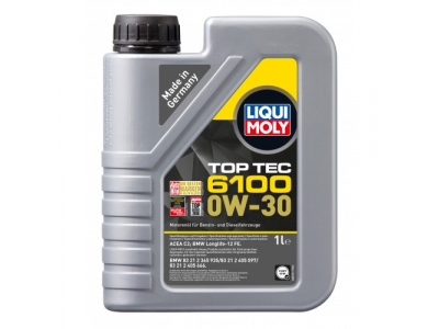 НС-синтетическое моторное масло Top Tec 6100 0W-30 от LIQUI MOLY НС-синтетическое моторное масло Top Tec 6100 0W-30